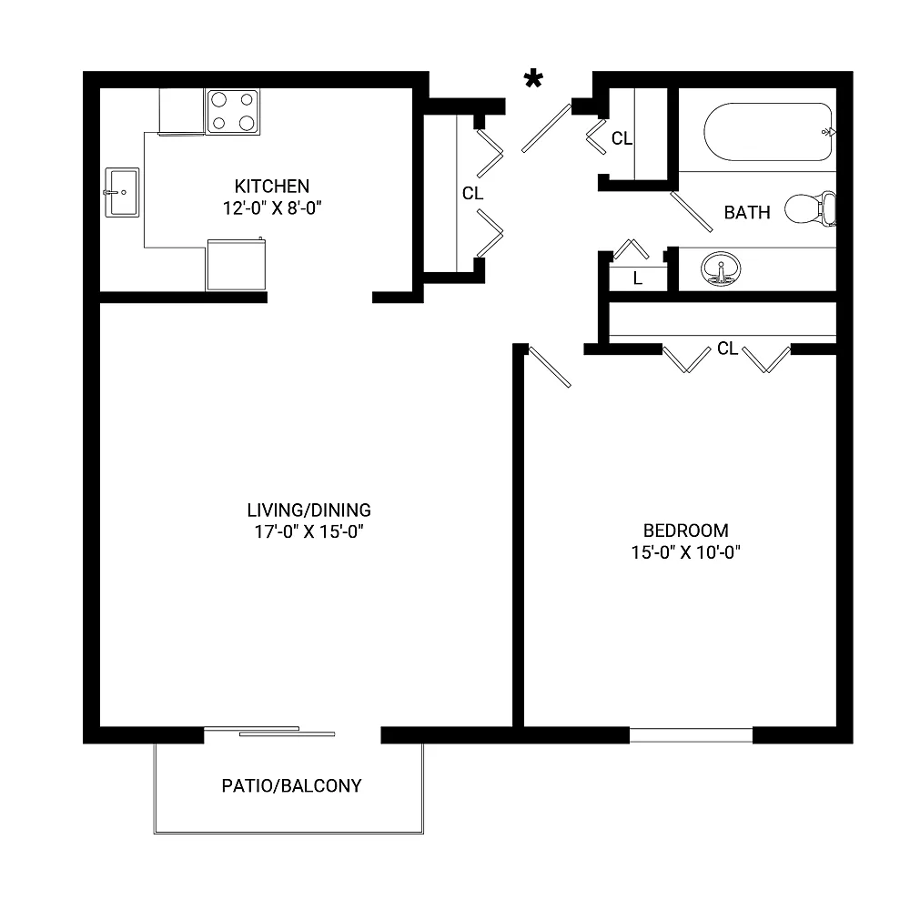 Floor plan Lily