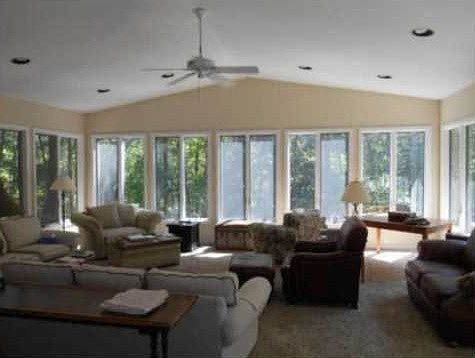 3-sided glass in great room