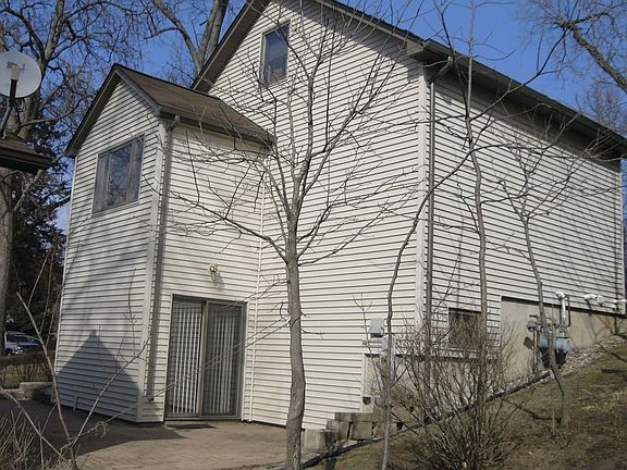 Rear of house and patio.