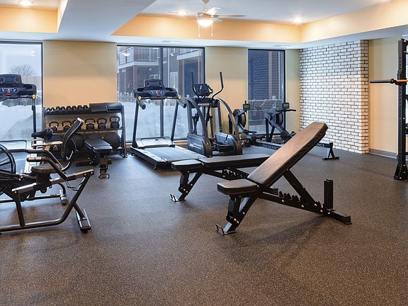 Fitness Room with Yoga Studio