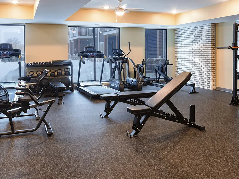 Fitness Room with Yoga Studio