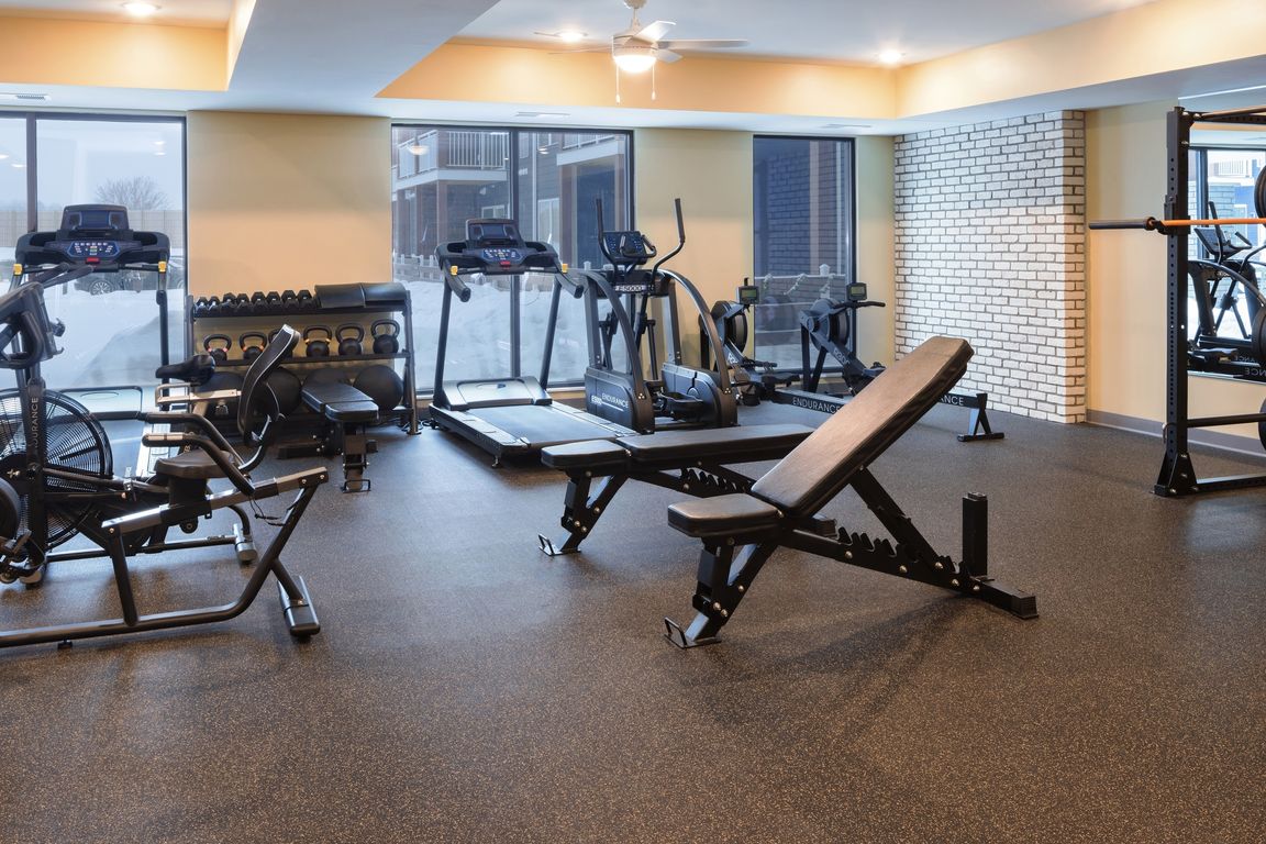 Fitness Room with Yoga Studio