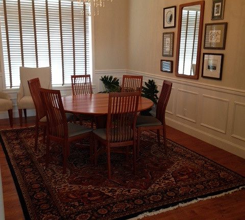 Formal dining room-easily holds table for 10