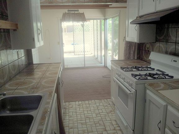 kitchen and sun room
