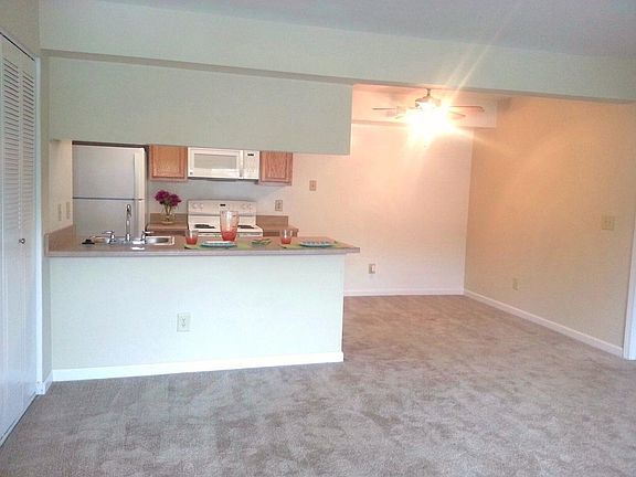 Open kitchen with breakfast bar