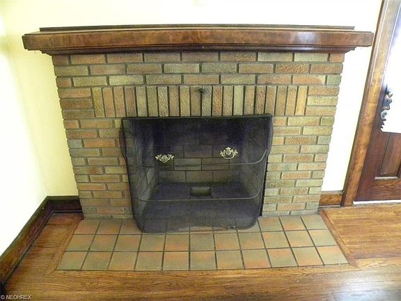 Woodburning Fireplace in the living room