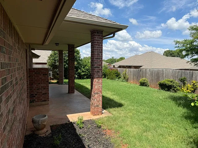 Back patio/yard