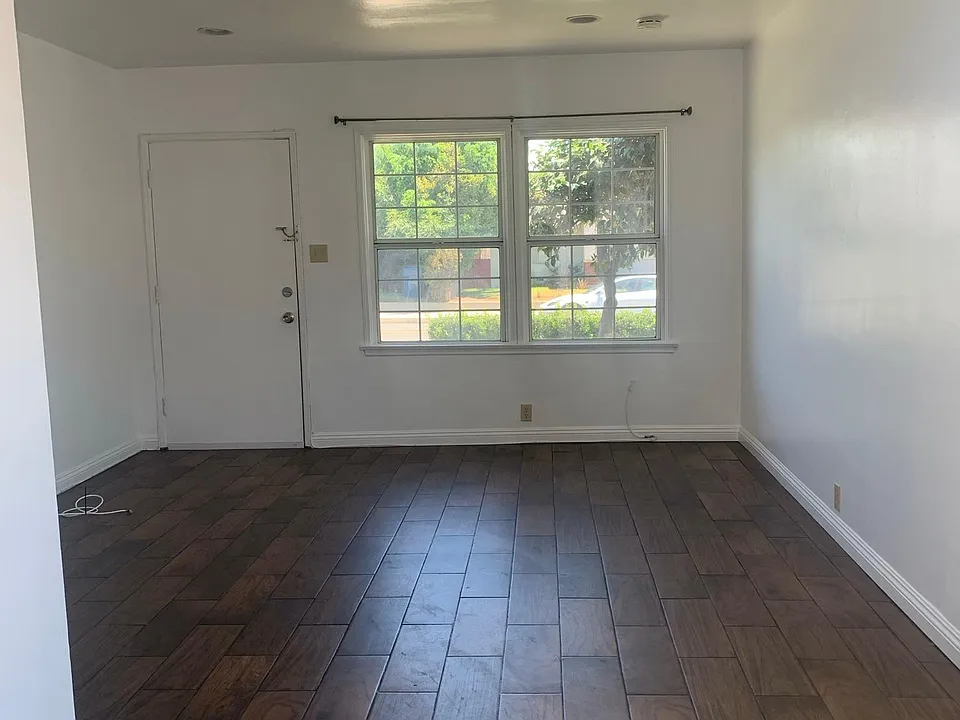 Living room and front doot