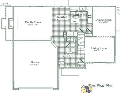 First floor layout