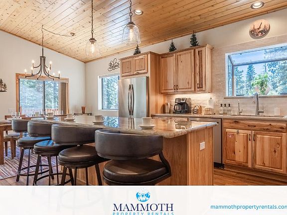 Chef's kitchen with view