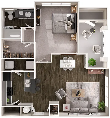 Floor plan Belcourt