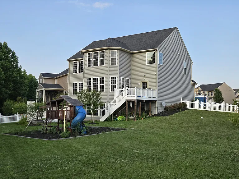 Backyard with Playset