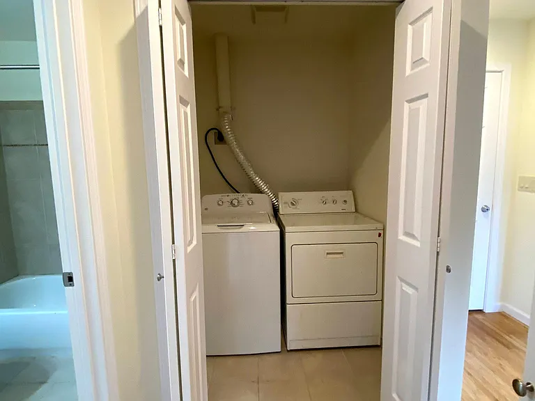 In-unit washer and dryer