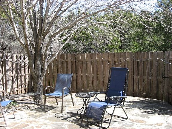 Private patio