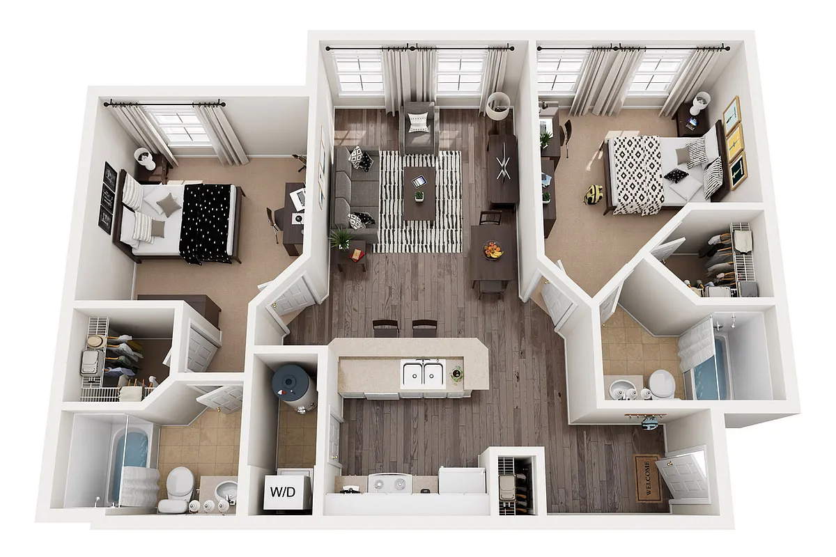 Floor plan B3 Floor Plan (Dauphine)