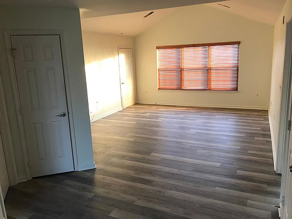 High vaulted ceilings living room