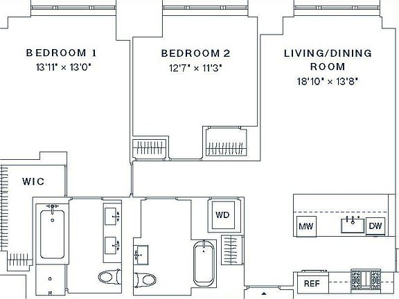 2nd image of 222 W 80th St #10D
