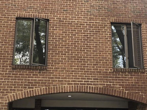 Outside of the townhouse- The upper two floors are the townhouse space.