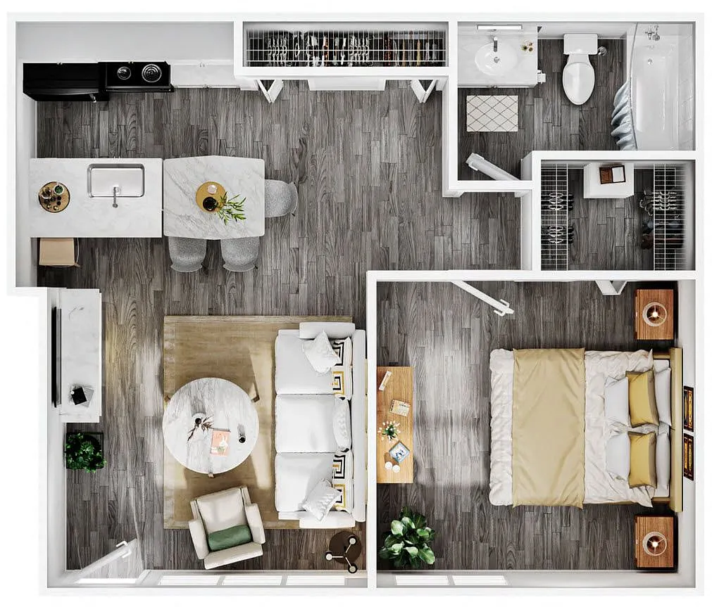 Floor plan 1X1