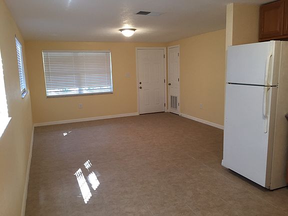 LIving area with the front door