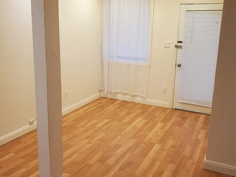 picture of back door and window.
