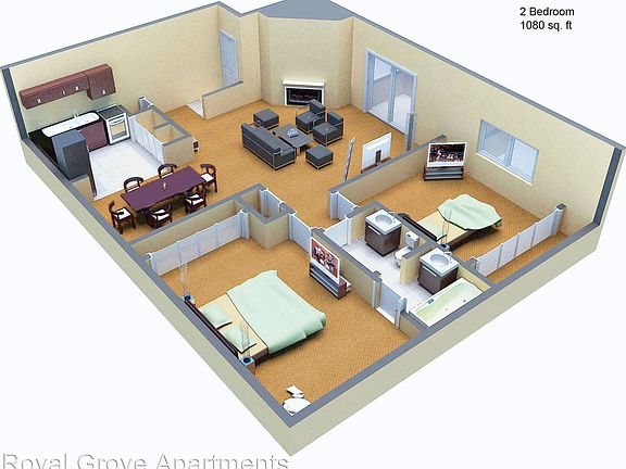 2nd image of 1162 Grove Ave APT C