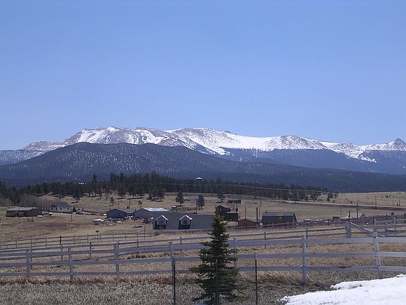 Great view of Pikes Peak