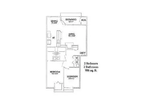 Floor plan 2X2