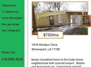 1018 Windsor Dr, Shreveport, LA 71106