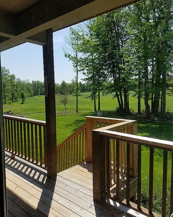 View from back deck. Golf course