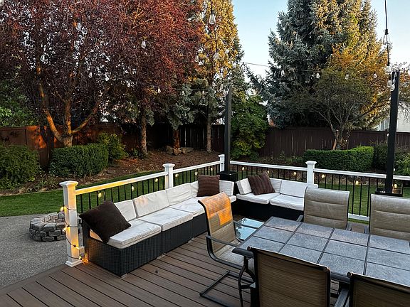 Deck & Concrete Patio Area
