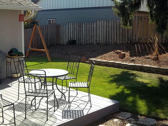 Back yard deck