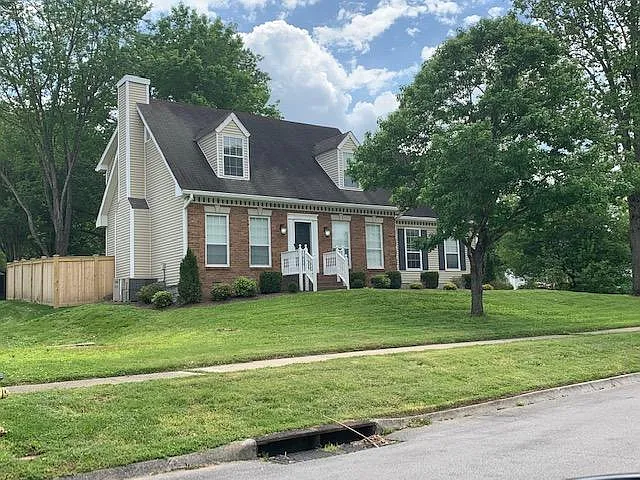 Street view as you approach the home