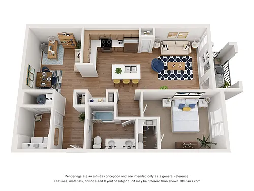Floor plan A1C