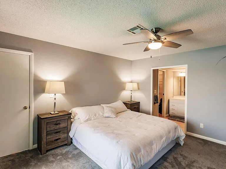 Master Suite with walkin closet