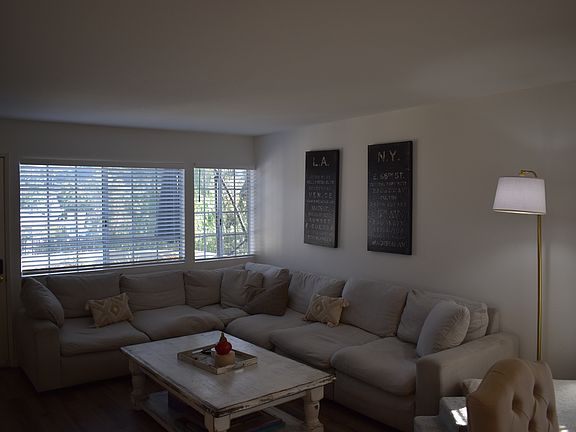 Living room has views of the open space.