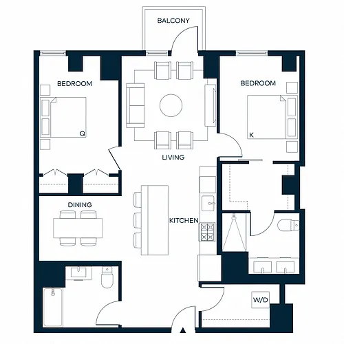 Floor plan B8