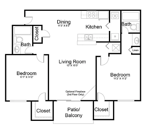Floor plan Tranquil-T
