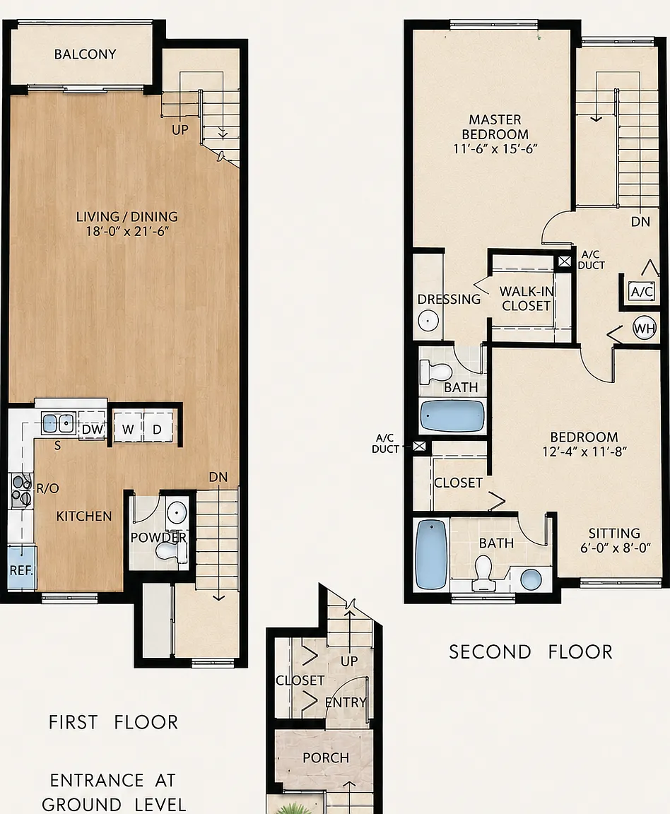2 bed, 2.5 bath, 1520 sqft, $2,900 — Photo 1