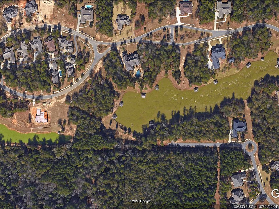 Overview of lots around lake