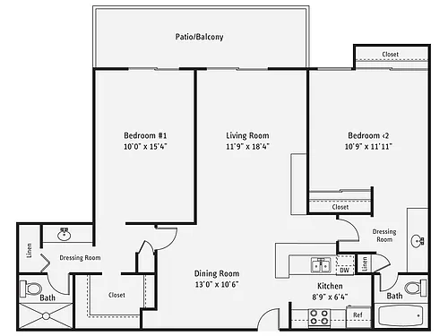 Floor plan B6