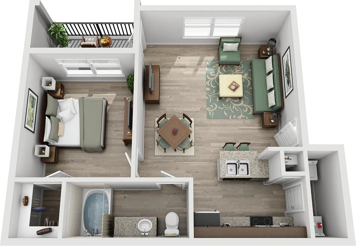 Floor plan A1 - Munich
