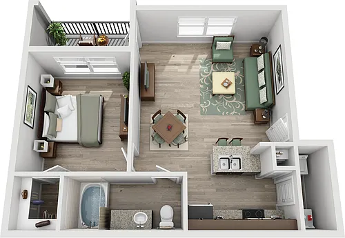 Floor plan A1 - Munich