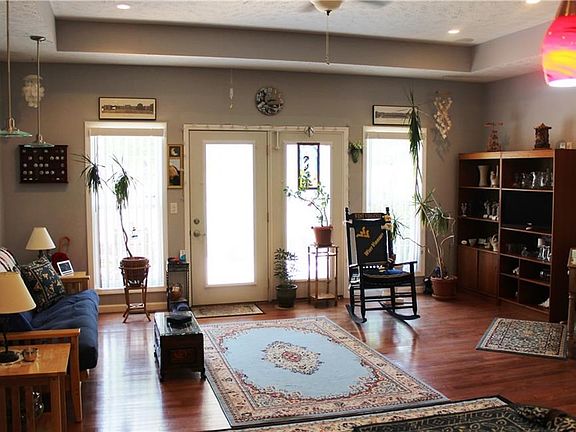 Family room with access to back yard.