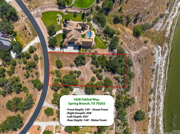 1028 FABLED WAY LOT 1572, Spring Branch, TX 78070