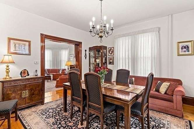 Dining room, passage to main living room