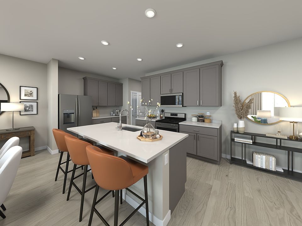 Emerald floorplan interior image rendering at a Meritage Homes Community in Eagle Mountain, UT.