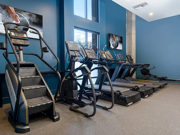 Upgraded fitness center with all new equipment