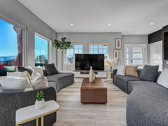 Cozy living room with a smart TV!