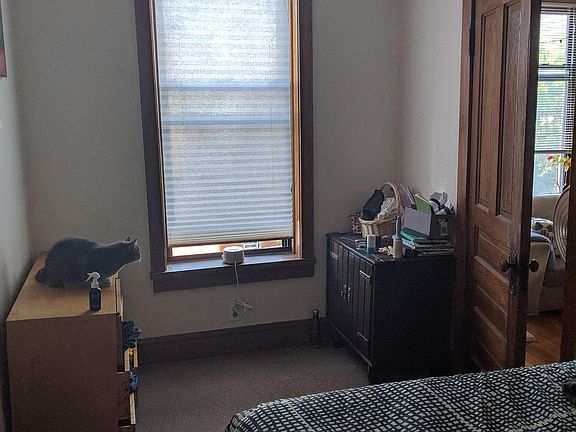 Bedroom. There is carpet here but that will be changed.